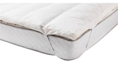 HOME Memory Foam Mattress Topper and Quilted Pillows - Dble